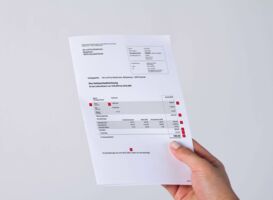 Beispiel einer Wasserrechnung der Stadtwerke Stendal