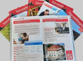 Beispiele des StendalMagazins und den darin enthaltenen Beiträgen der Stadtwerke Stendal