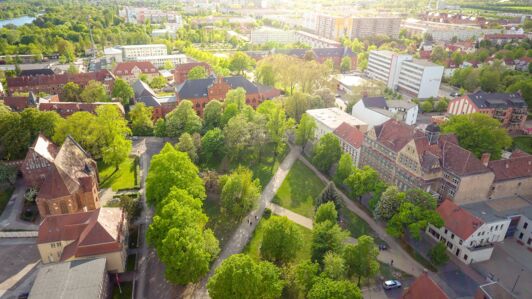 Luftbild Mönchskirchhof Stendal